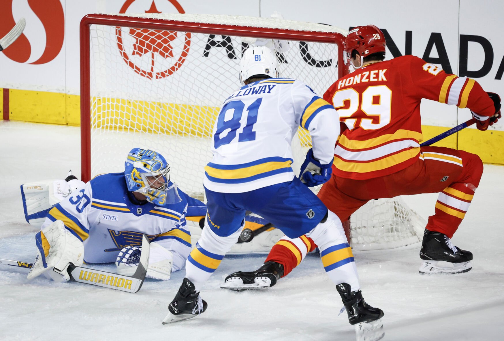 Blues Flames Hockey